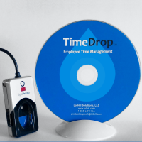 TimeDrop Time Clock Software with DigitalPersona U.are.U 4500 Fingerprint/Biometric Scanner - Kit